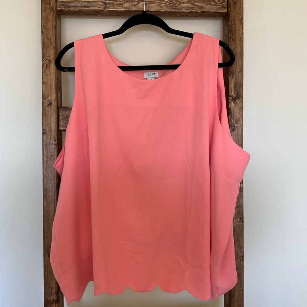 Coral JCrew Tank